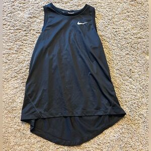 Black nike running tank
